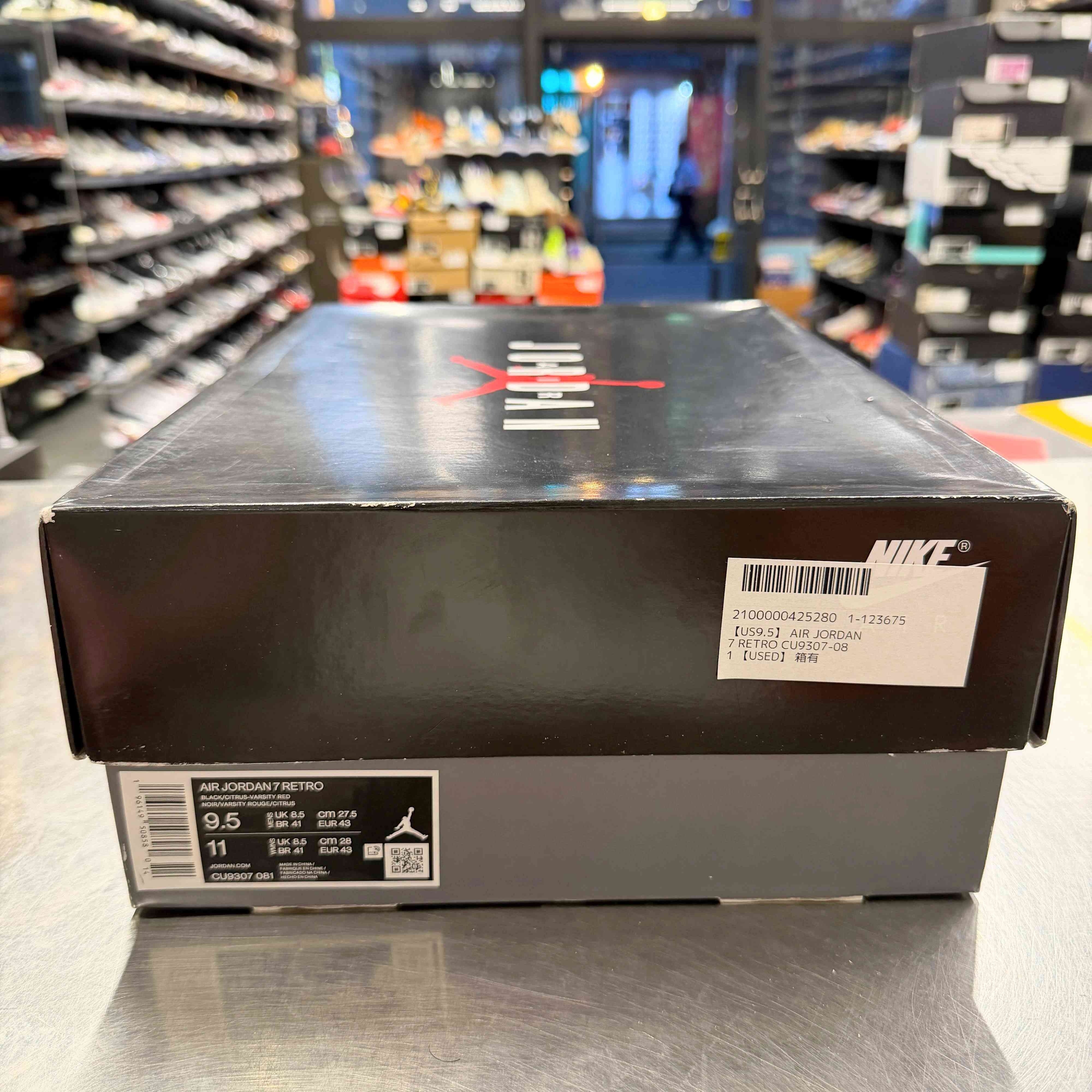 【US9.5】 AIR JORDAN 7 RETRO CU9307-081 【USED】