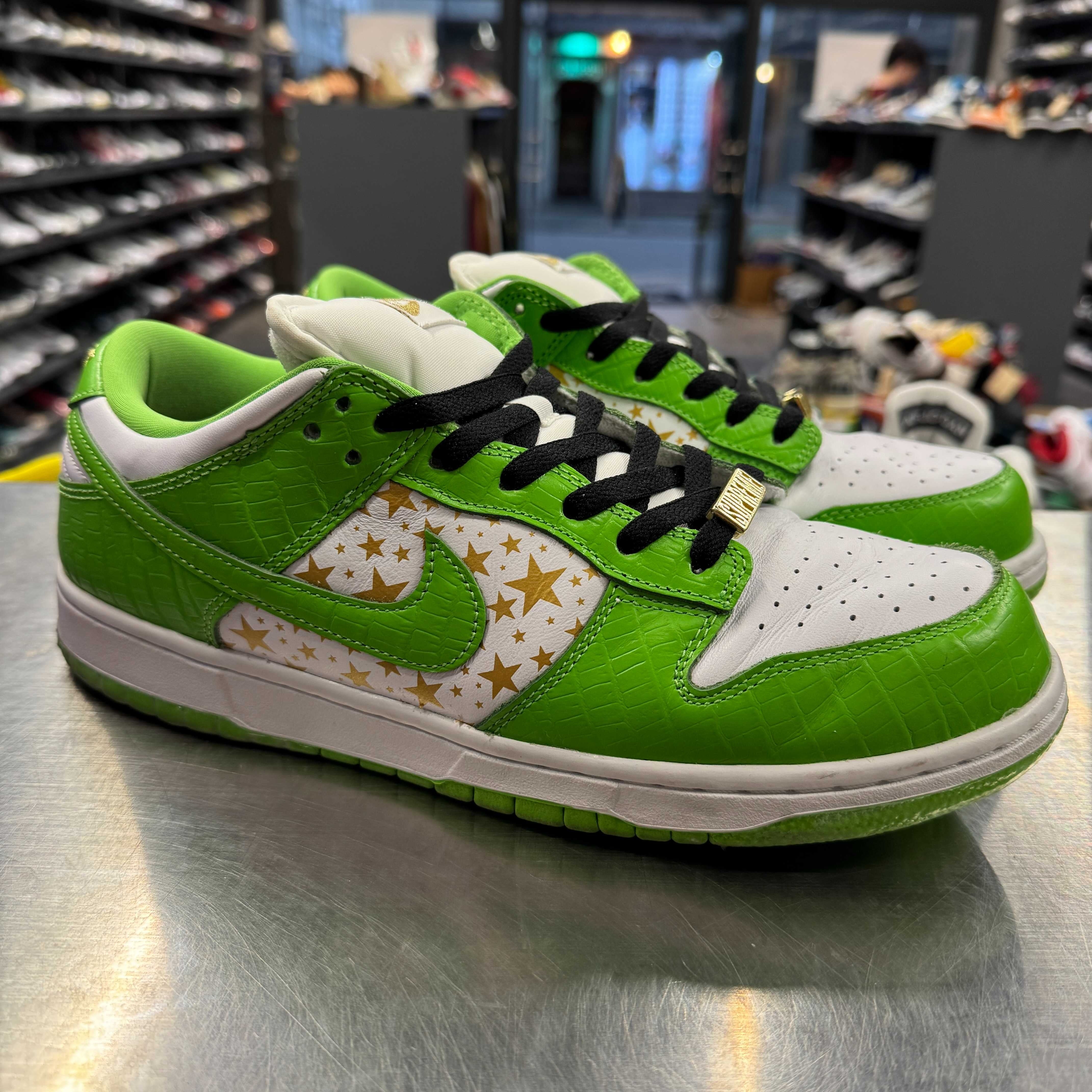 【US9.5】 NIKE SB SB DUNK LOW OG QS SUPREME DH3228-101 【USED】