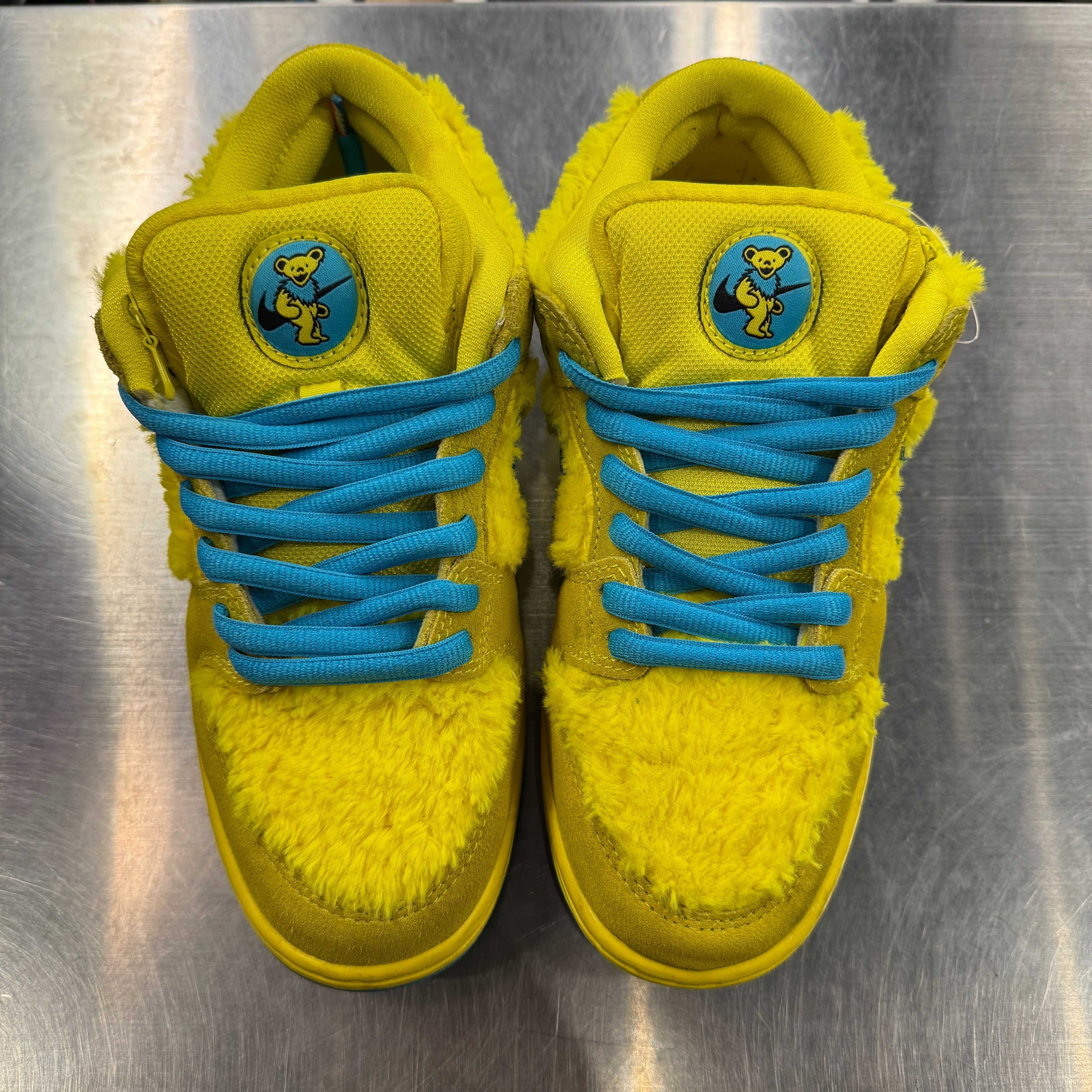 【US7.5】 NIKE SB SB DUNK LOW PRO QS YELLOW BEAR CJ5378-700 【USED】