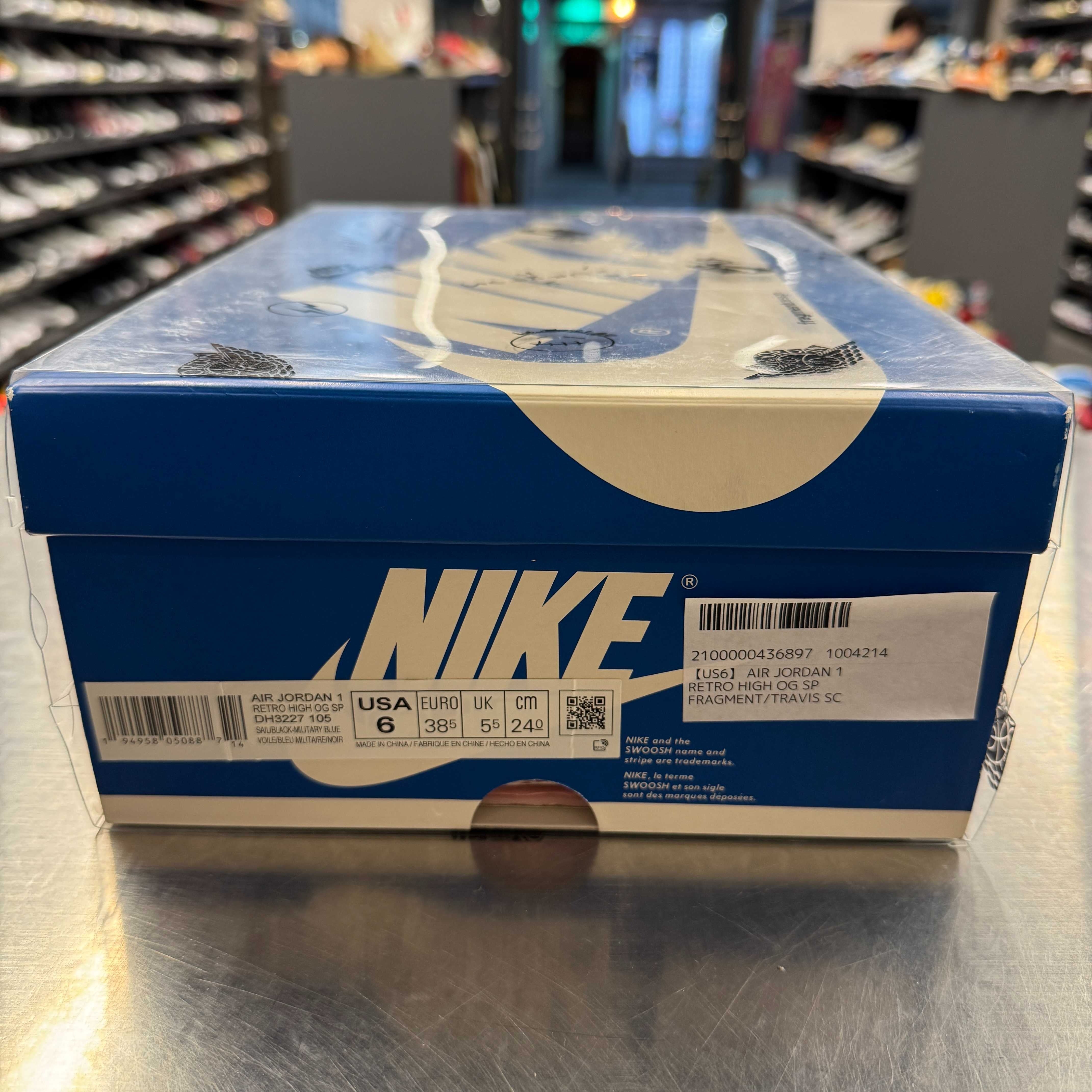 【US6】 AIR JORDAN 1 RETRO HIGH OG SP FRAGMENT/TRAVIS SCOTT DH3227-105 【USED】