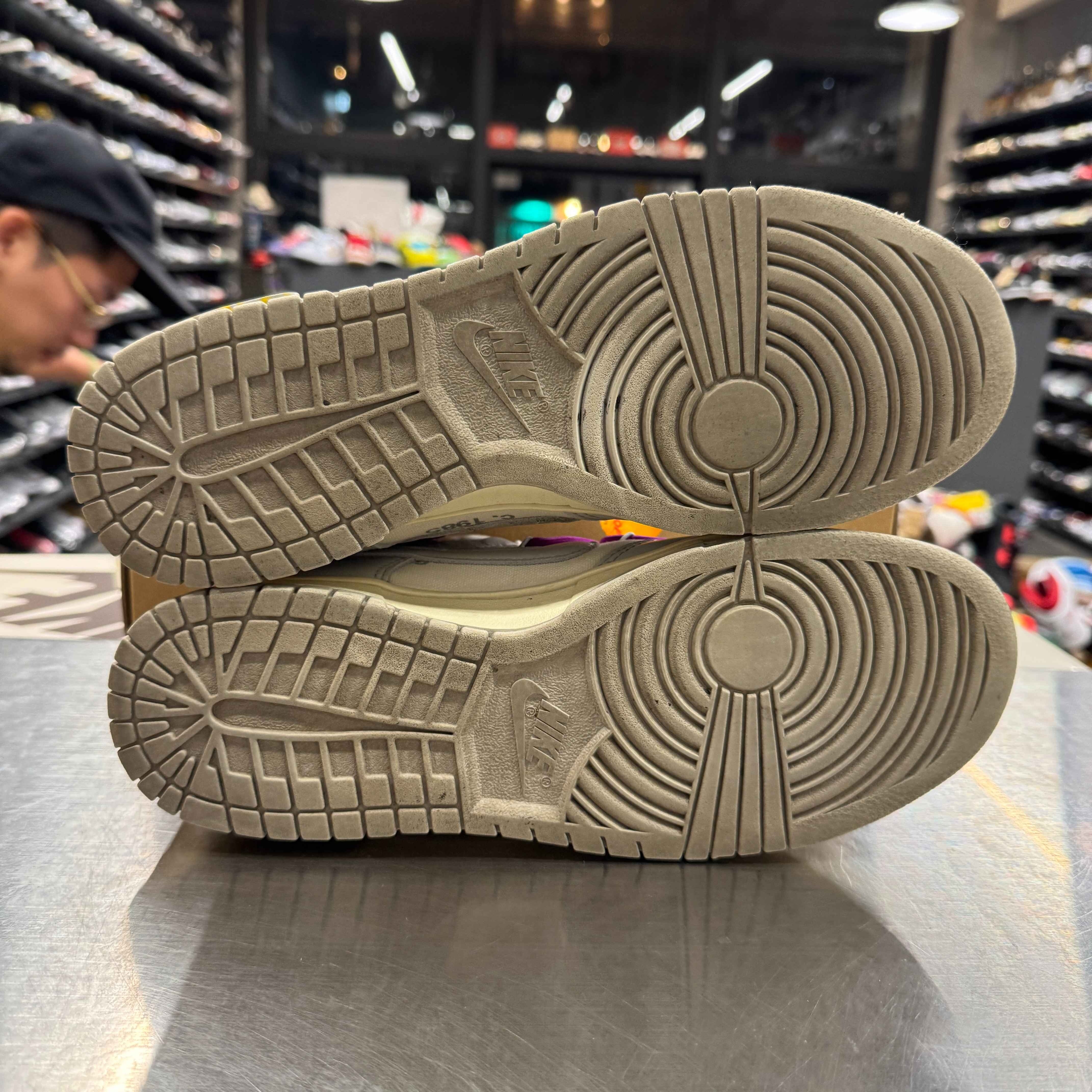 【US9】 NIKE DUNK LOW OFF-WHITE 1 OF 50 21 DM1602-100 【USED】