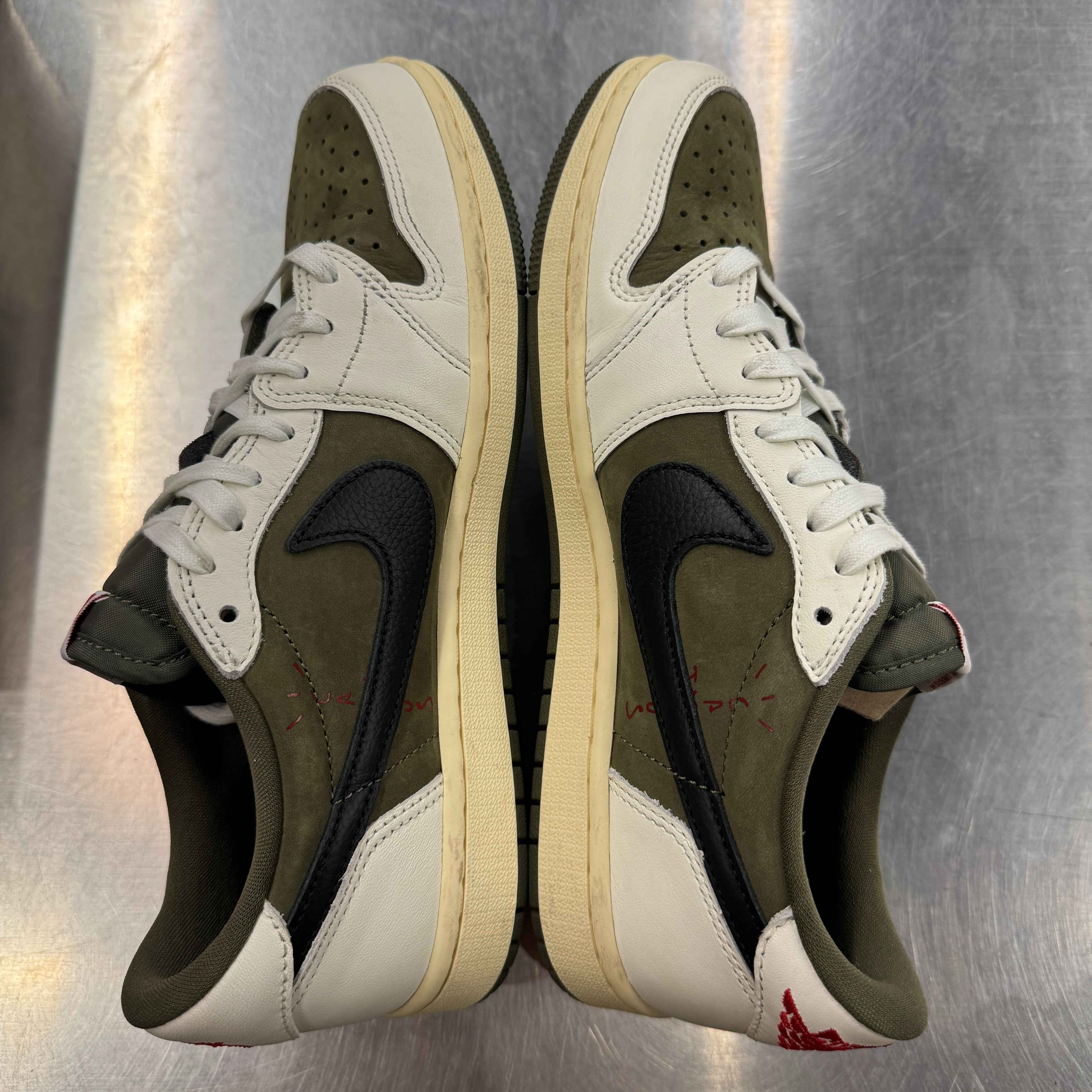 【US8.5】 AIR JORDAN 1 LOW SP TRAIS SCOTT DM7866-200 【USED】