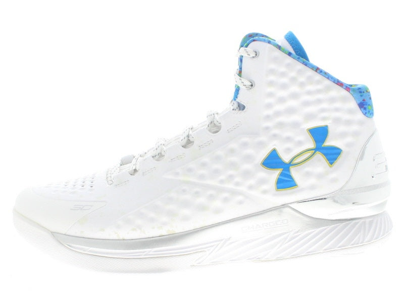 【US9.5】 UNDER ARMOUR UA CURRY 1 SPLASH PARTY 3026050-100 【DS】