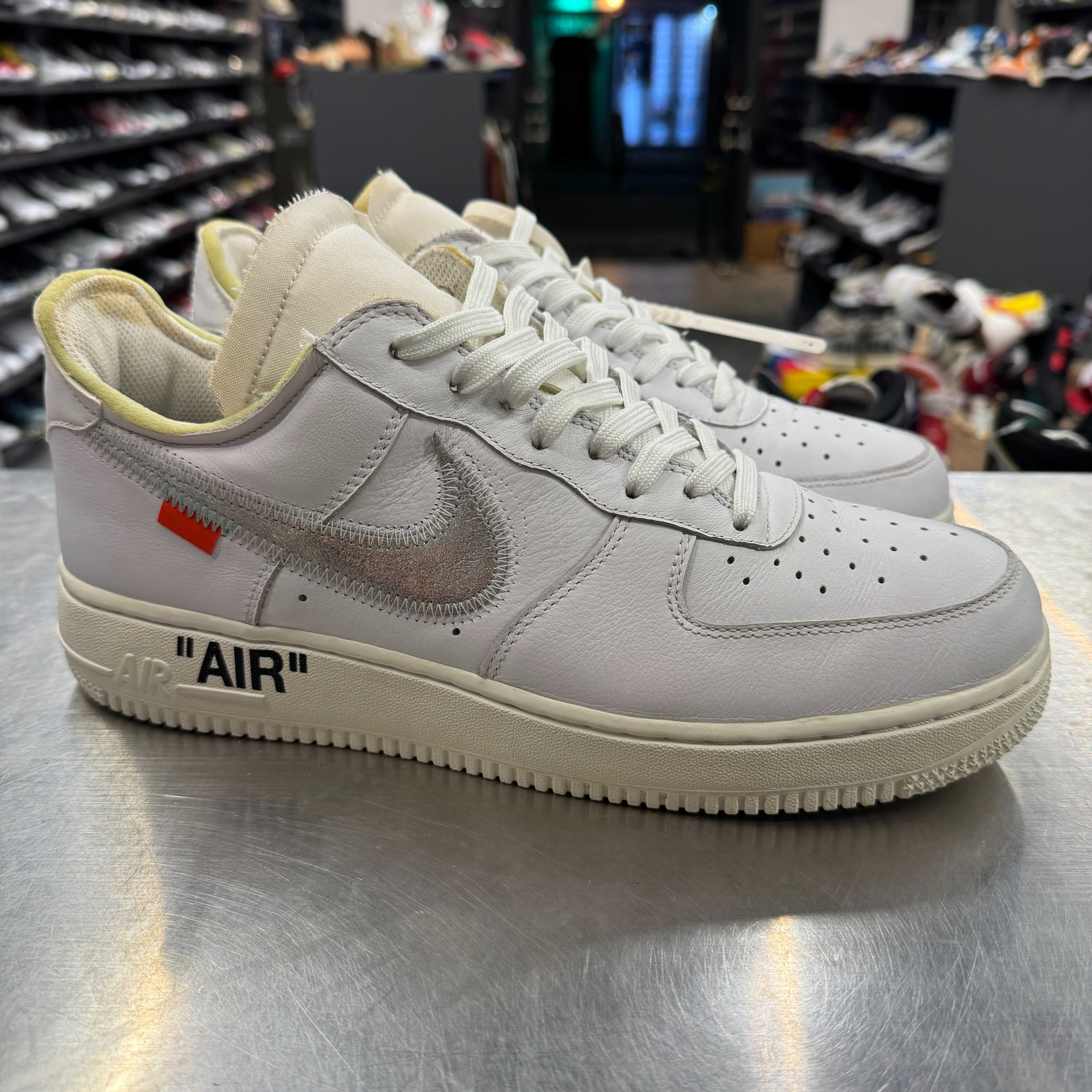 【US9.5】 NIKE AIR FORCE 1 LOW OFF-WHITE COMPLEXCON AO4297-100 【USED】