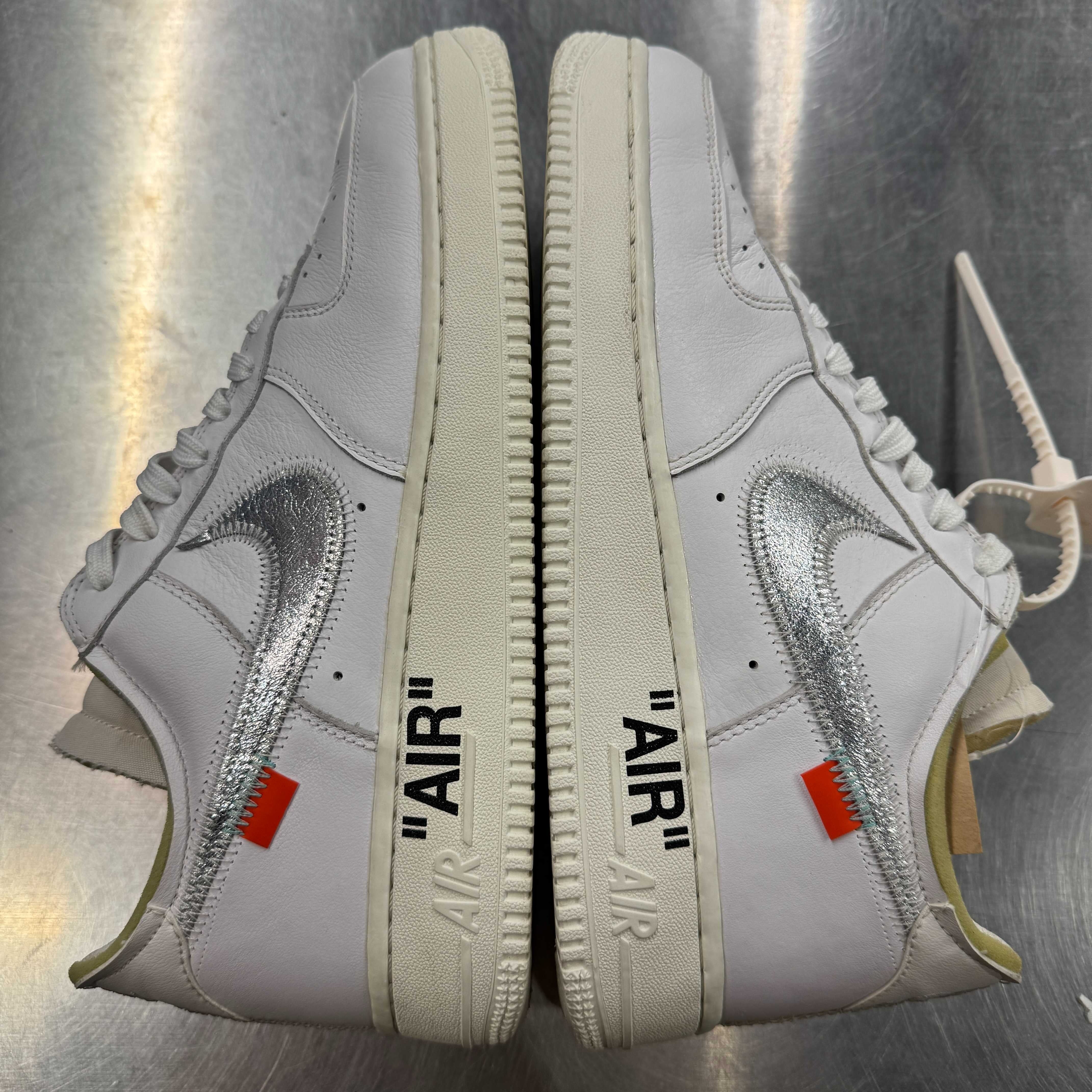 【US9.5】 NIKE AIR FORCE 1 LOW OFF-WHITE COMPLEXCON AO4297-100 【USED】