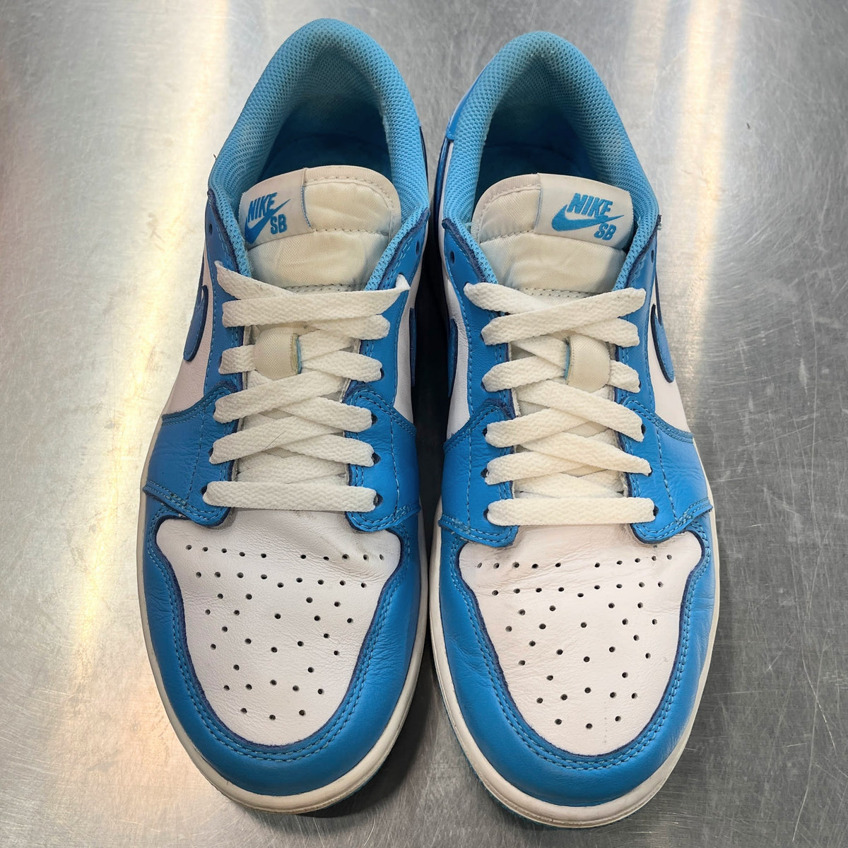 【US8】 NIKE SB SB AIR JORDAN 1 LOW QS DJ7891-401 【USED】