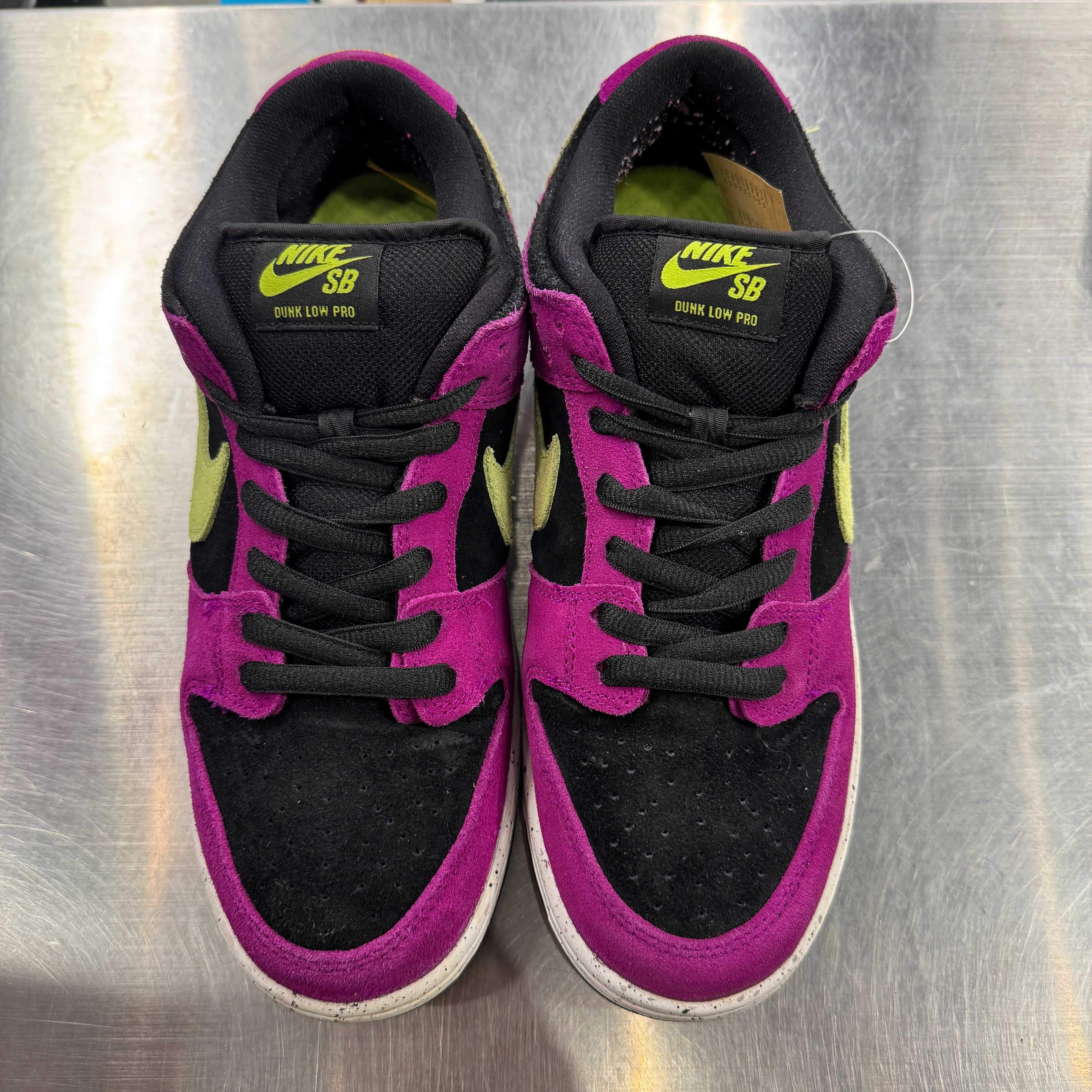 【US10.5】 NIKE SB SB DUNK LOW PRO RED PLUM BQ6817-501 【USED】