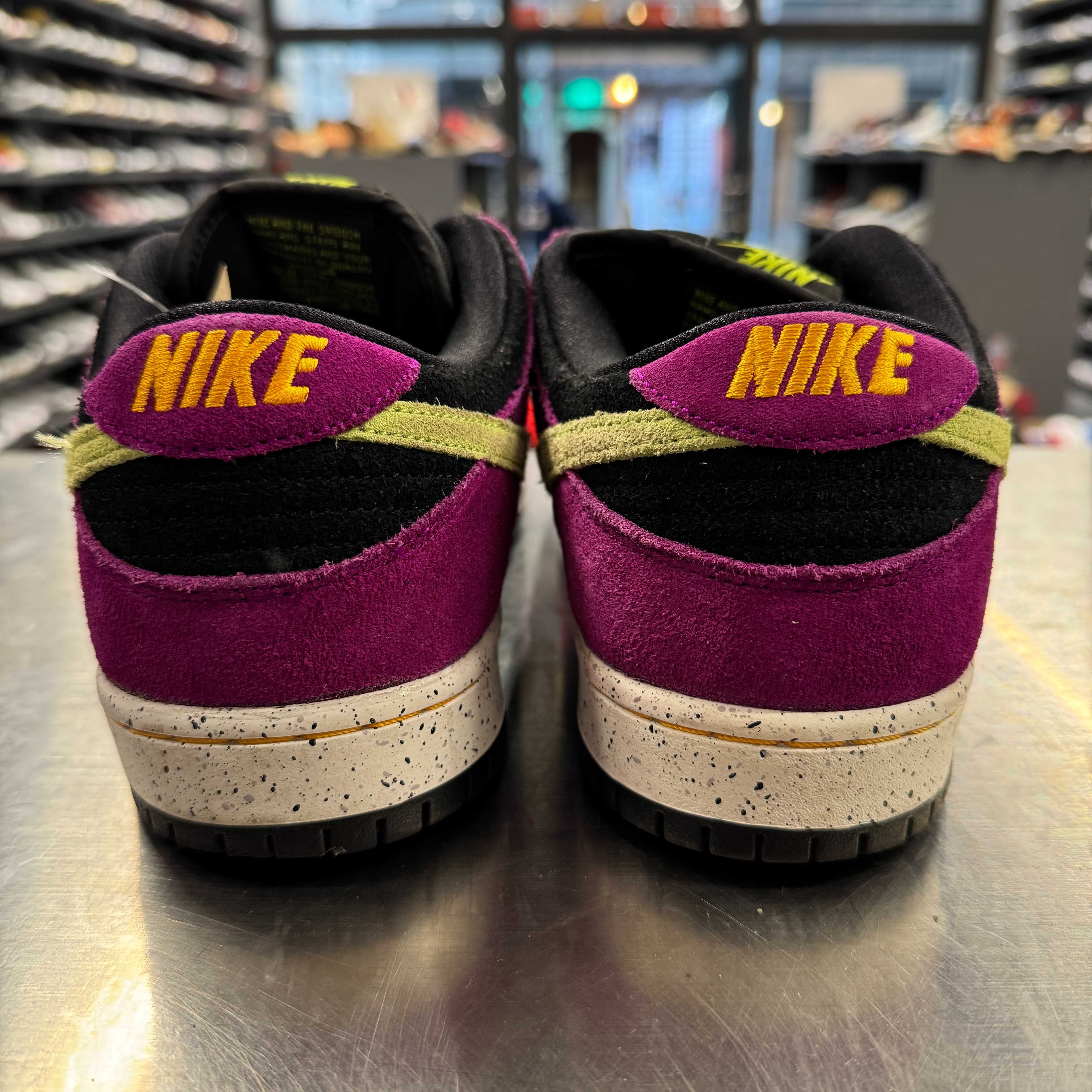 【US10.5】 NIKE SB SB DUNK LOW PRO RED PLUM BQ6817-501 【USED】