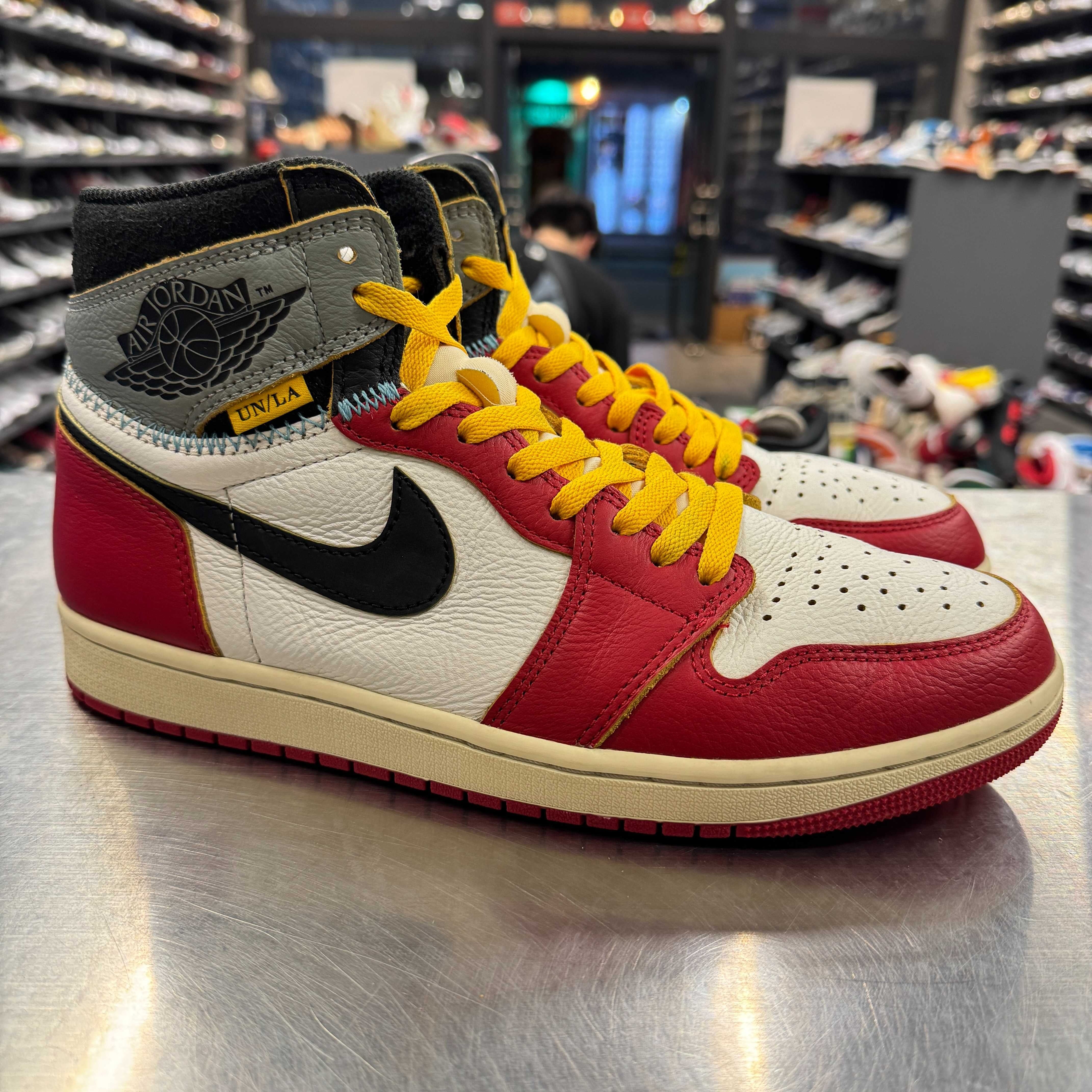 【US10】 AIR JORDAN 1 RETRO HIGH OG UNION HV8563-600 【USED】