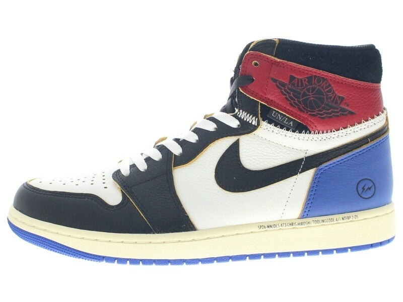 【US9】 AIR JORDAN 1 RTR HI OG SP fragment design UNION IO7847-002 【DS】
