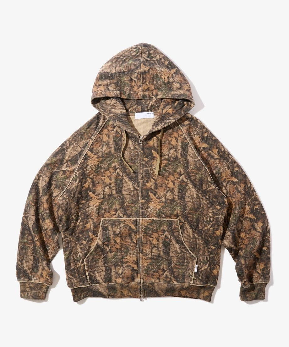Diaspora skateboards Dry Waffle Full Zip Hoodie Realtree Camo XL