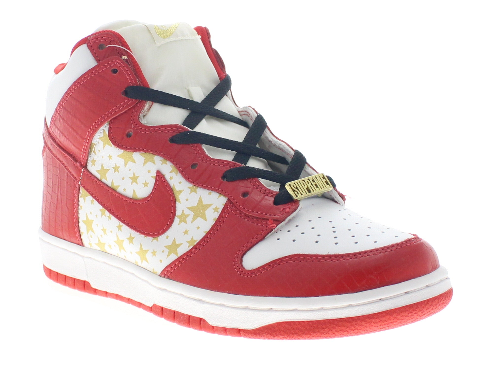 Supreme × Nike SB Dunk High Pro SB "Red Stars"