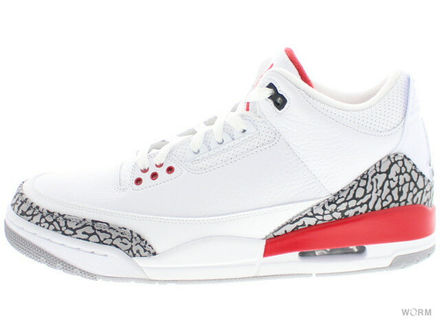 【US9】 AIR JORDAN 3 RETRO KATRINA HALL OF FAME 136064-116 【DS】
