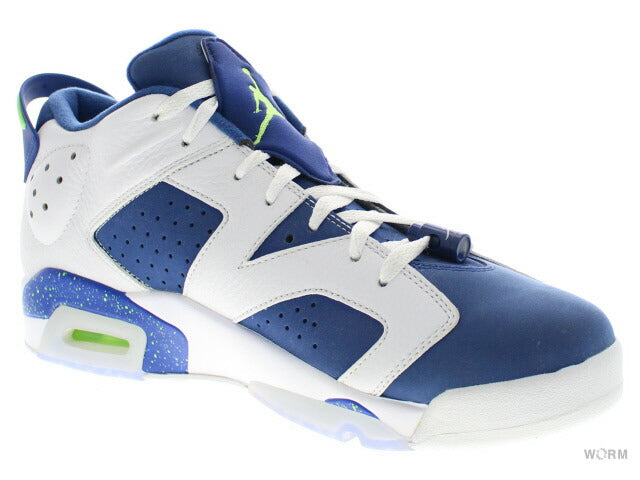 【US9.5】 AIR JORDAN 6 RETRO LOW SEAHAWKS 304401-106 【DS】