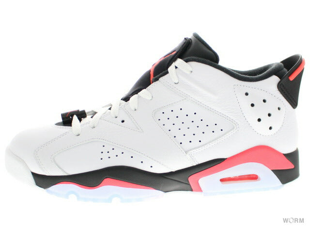 【US10】 AIR JORDAN 6 RETRO LOW INFRARED WHITE 304401-123 【DS】