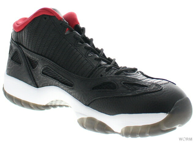 【US10.5】 AIR JORDAN 11 RETRO LOW BLACK VARSITY RED 2011 306008-001 【DS】