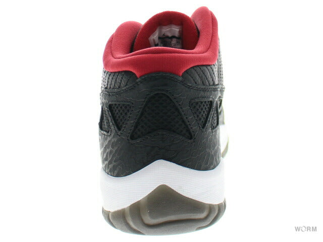 【US10.5】 AIR JORDAN 11 RETRO LOW BLACK VARSITY RED 2011 306008-001 【DS】