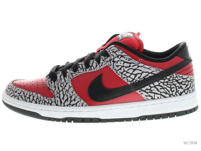 【US9.5】 NIKE SB DUNK LOW PREMIUM SUPREME RED CEMENT 313170-600 【DS】