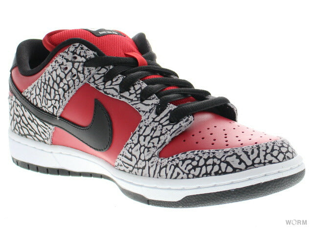 【US9.5】 NIKE SB DUNK LOW PREMIUM SUPREME RED CEMENT 313170-600 【DS】