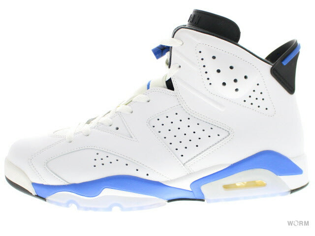 【US9.5】 AIR JORDAN 6 RETRO SPORT BLUE 384664-107 【DS】