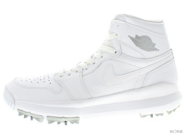 【US11.5】 AIR JORDAN 1 GOLF White Metallic 917717-101 【DS】