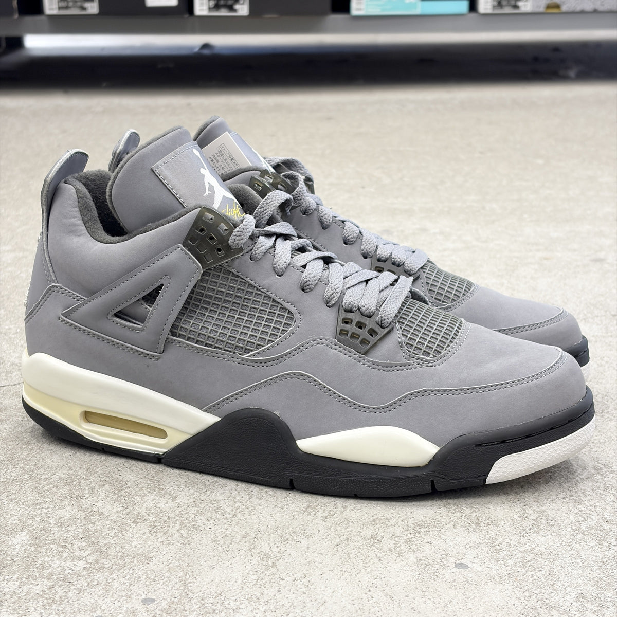 【US10】 AIR JORDAN 4 RETRO 2004 COOL GREY 308497-001 【DS】