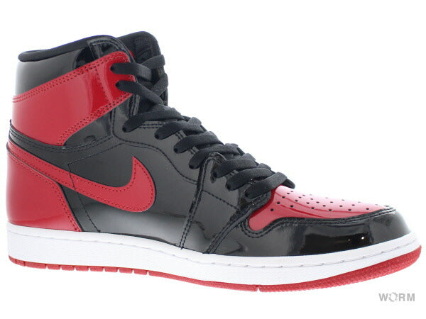 【US8.5】 AIR JORDAN 1 RETRO HIGH OG PATENT BRED 555088-063 【DS】