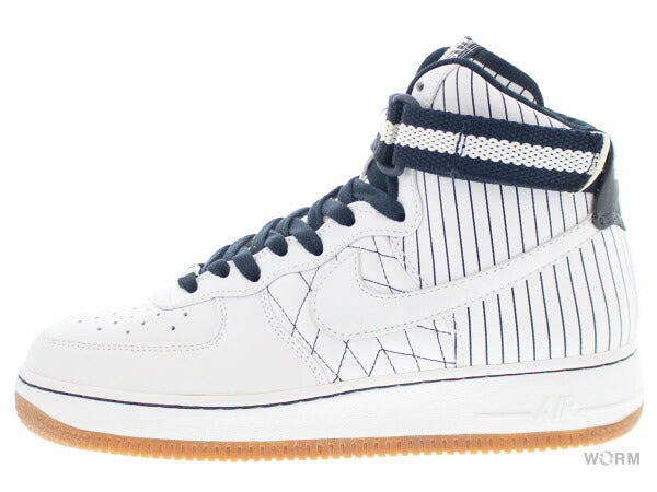 【US8】 NIKE AIR FORCE 1 HIGH PREMIUM Yankees 332490-111 【DS】