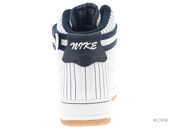 【US8】 NIKE AIR FORCE 1 HIGH PREMIUM Yankees 332490-111 【DS】