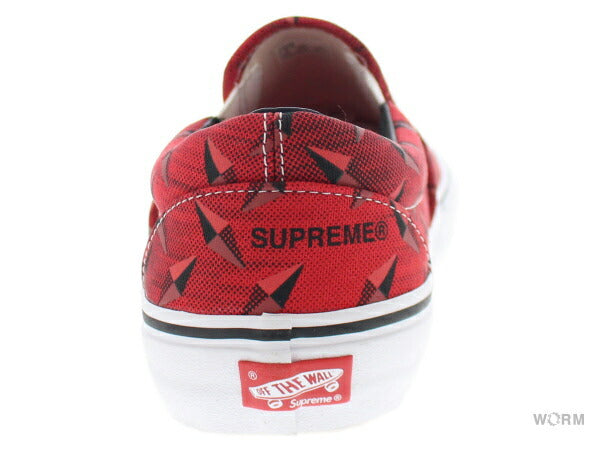 【US9.5】 VANS SLIP-ON Supreme VN0A347VTEH 【DS】