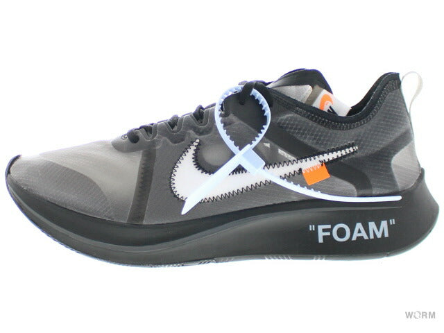 【US5】 NIKE THE 10 : ZOOM FLY OFF-WHITE AJ4588-001 【DS】