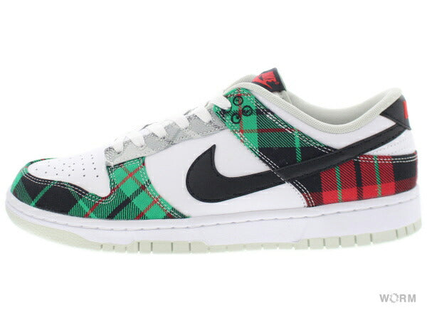 [US9.5] NIKE DUNK LOW RETRO PRM Plaid DV0827-100 [DS]