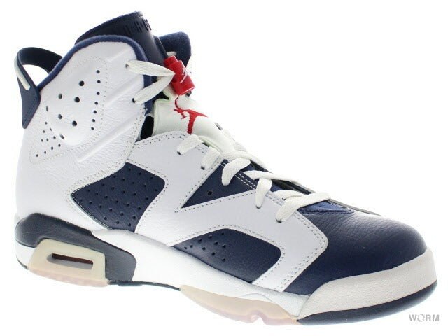 【US8.5】 AIR JORDAN 6 RETRO OLYMPIC 384664-130 【DS】