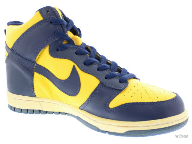 【US9.5】NIKE DUNK HIGH QK VNTG MICHIGAN 318544-741 【DS】