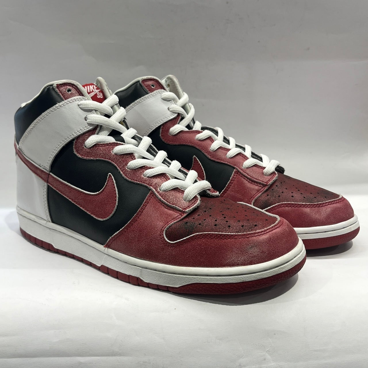 【US12】 NIKE SB DUNK HIGH PRO SB Jason Voorhees 305050-062 【USED】