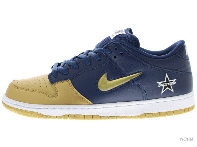 【US9】 NIKE SB SB DUNK LOW OG QS Supreme Jewel Swoosh Gold CK3480-700 【DS】