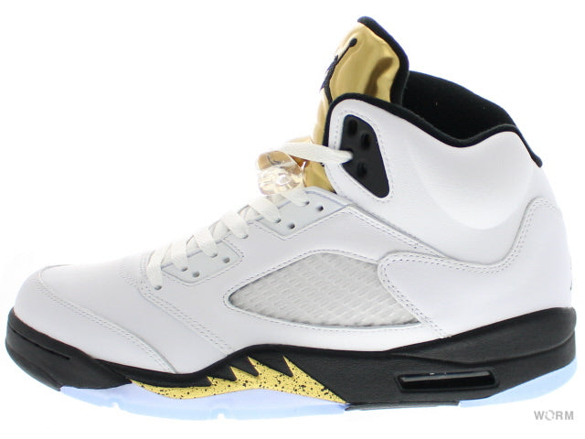 【US8】 AIR JORDAN 5 RETRO Olympic 136027-133 【DS】