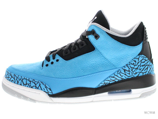 【US9】 AIR JORDAN 3 RETRO POWDER BLUE 136064-406 【DS】