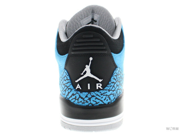 【US9】 AIR JORDAN 3 RETRO POWDER BLUE 136064-406 【DS】