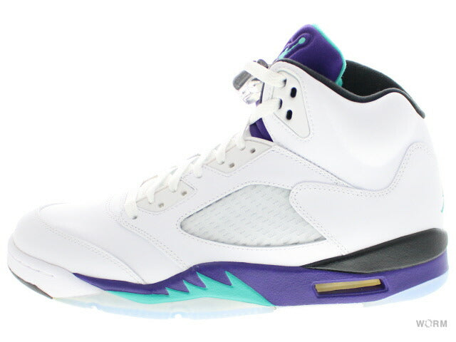 【US9】 AIR JORDAN 5 RETRO Grape 136027-108 【DS】