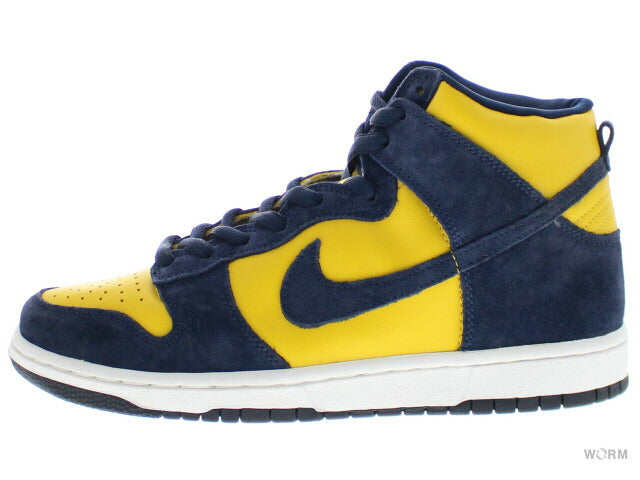 【US10】 NIKE SB DUNK HIGH PRO SB MICHIGAN 305050-741 【DS】