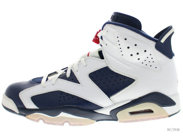 【US11.5】 AIR JORDAN 6 RETRO OLYMPIC 384664-130 【DS】