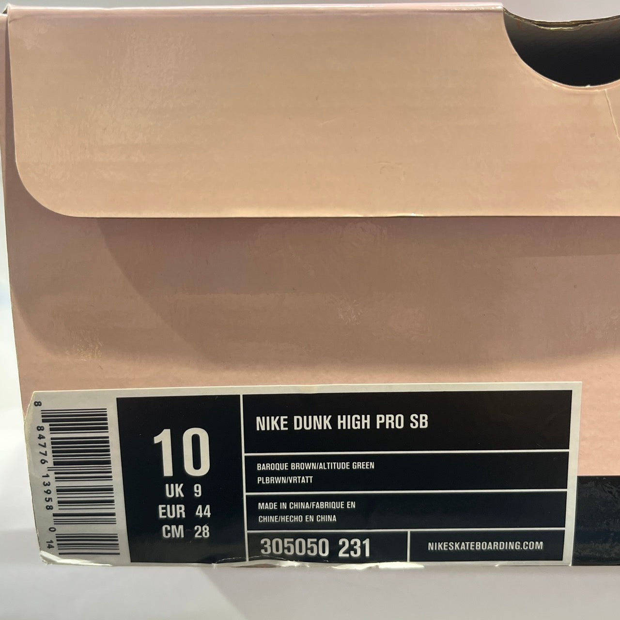 【US10】 NIKE SB DUNK HIGH PRO SB DE LA SOUL 305050-231 【DS】