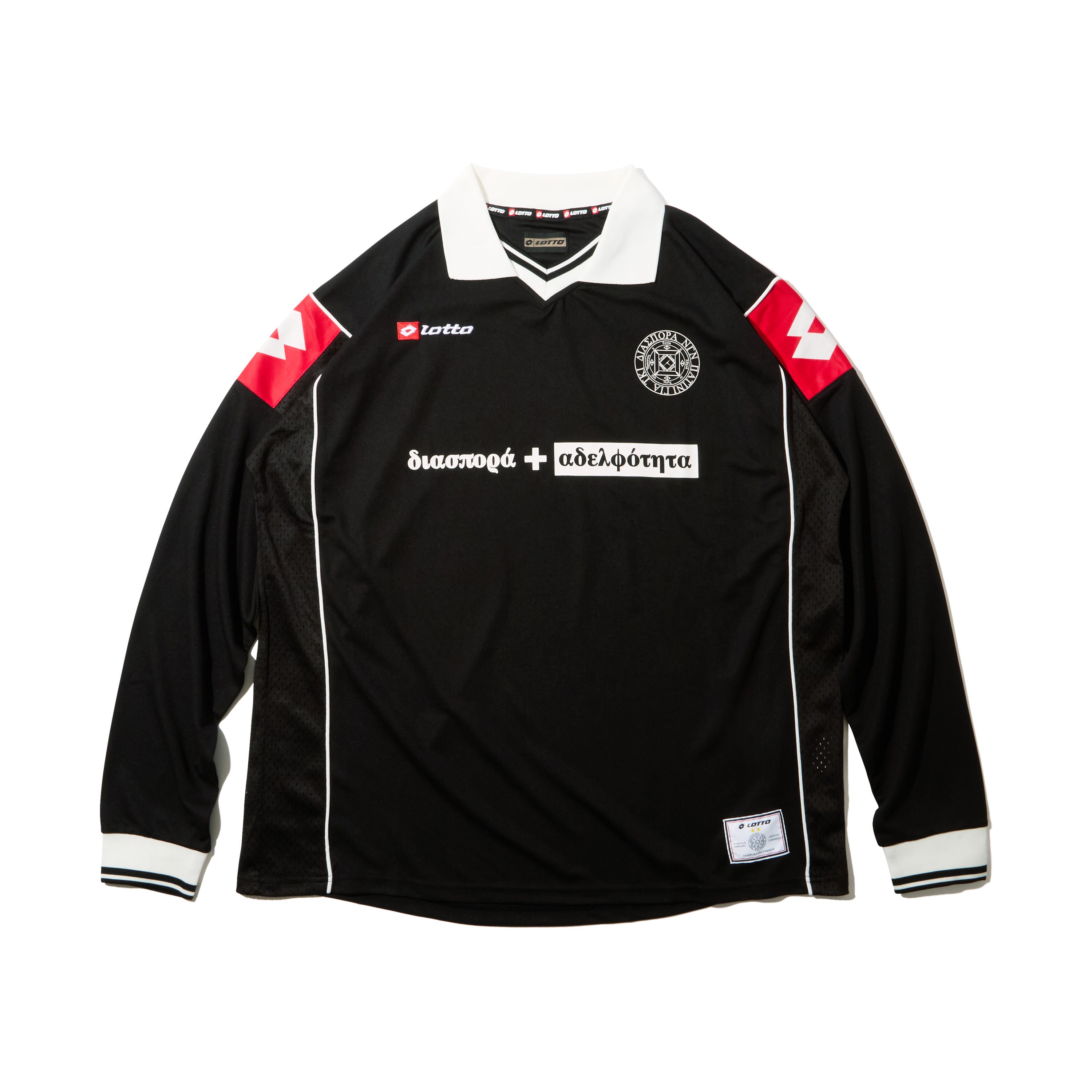 Diaspora skateboards Lotto Le Zebre Shirt Black Xlarge