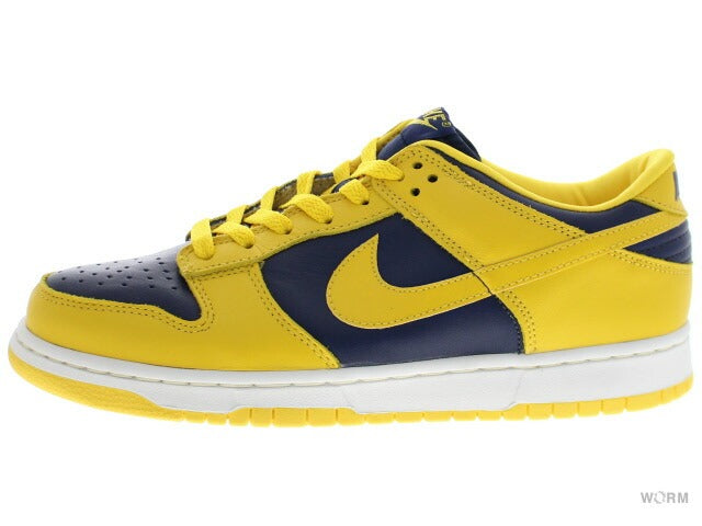 【US9.5】 NIKE DUNK LOW Michigan  630358-741 【DS】