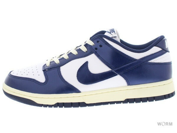 【W US10.5】 NIKE W DUNK LOW PRM Vntage Navy FN7197-100 【DS】