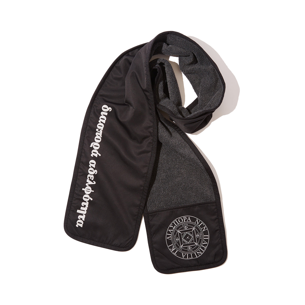 Diaspora skateboards Pocketable Muffler Grey Black