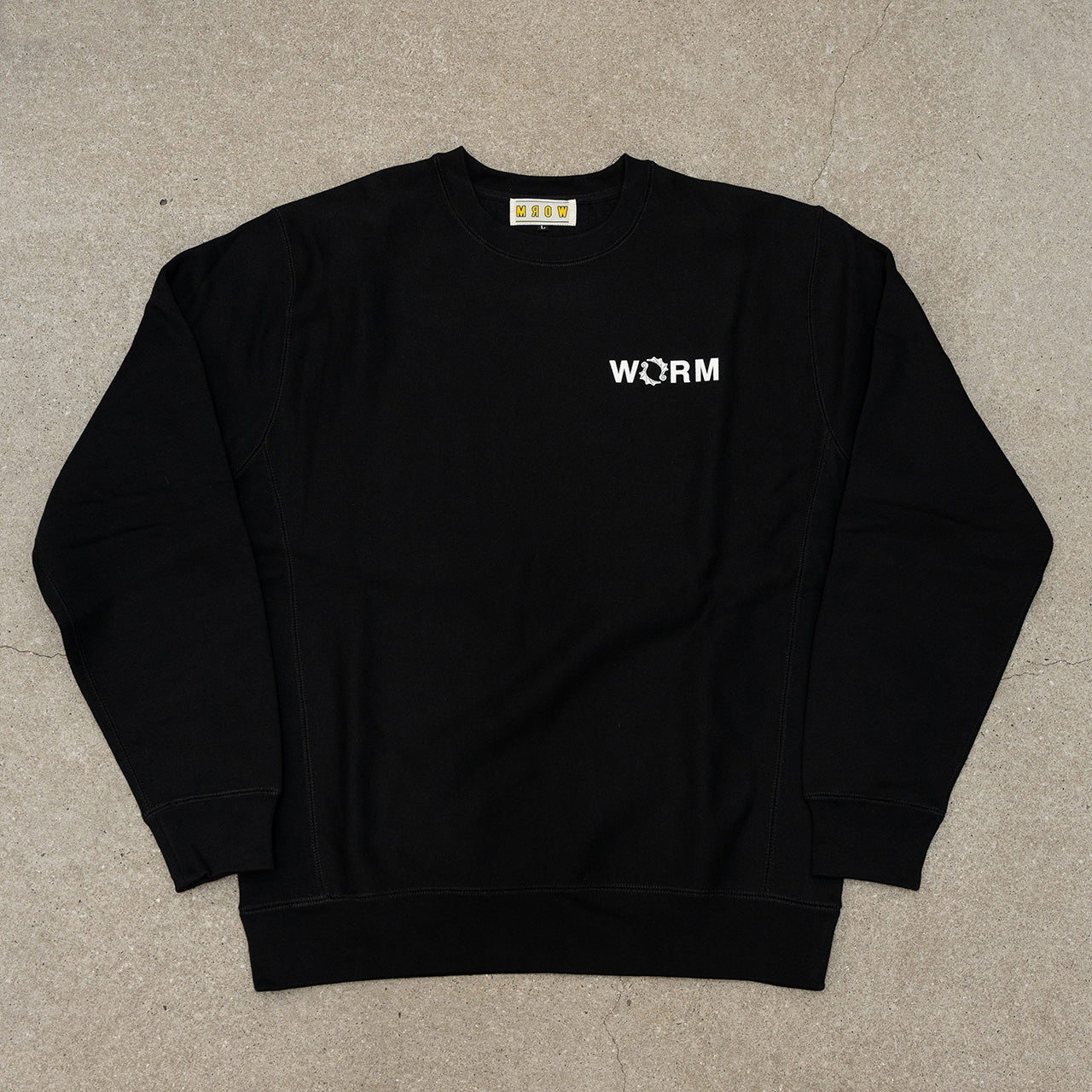 WORM Coast 2 Coast Crew Neck Sweatshirt Black XXL