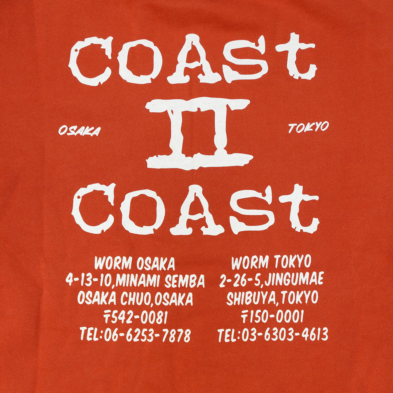 WORM Coast 2 Coast Crew Neck Sweatshirt Amber XXL