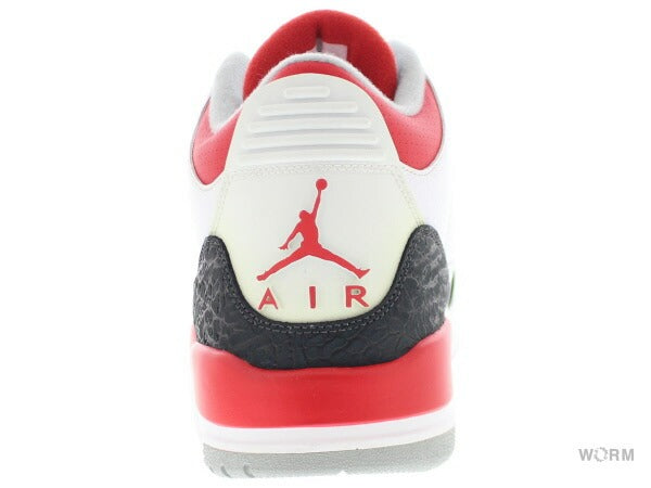 【US9】 AIR JORDAN 3 RETRO FIRE RED 136064-120 【DS】